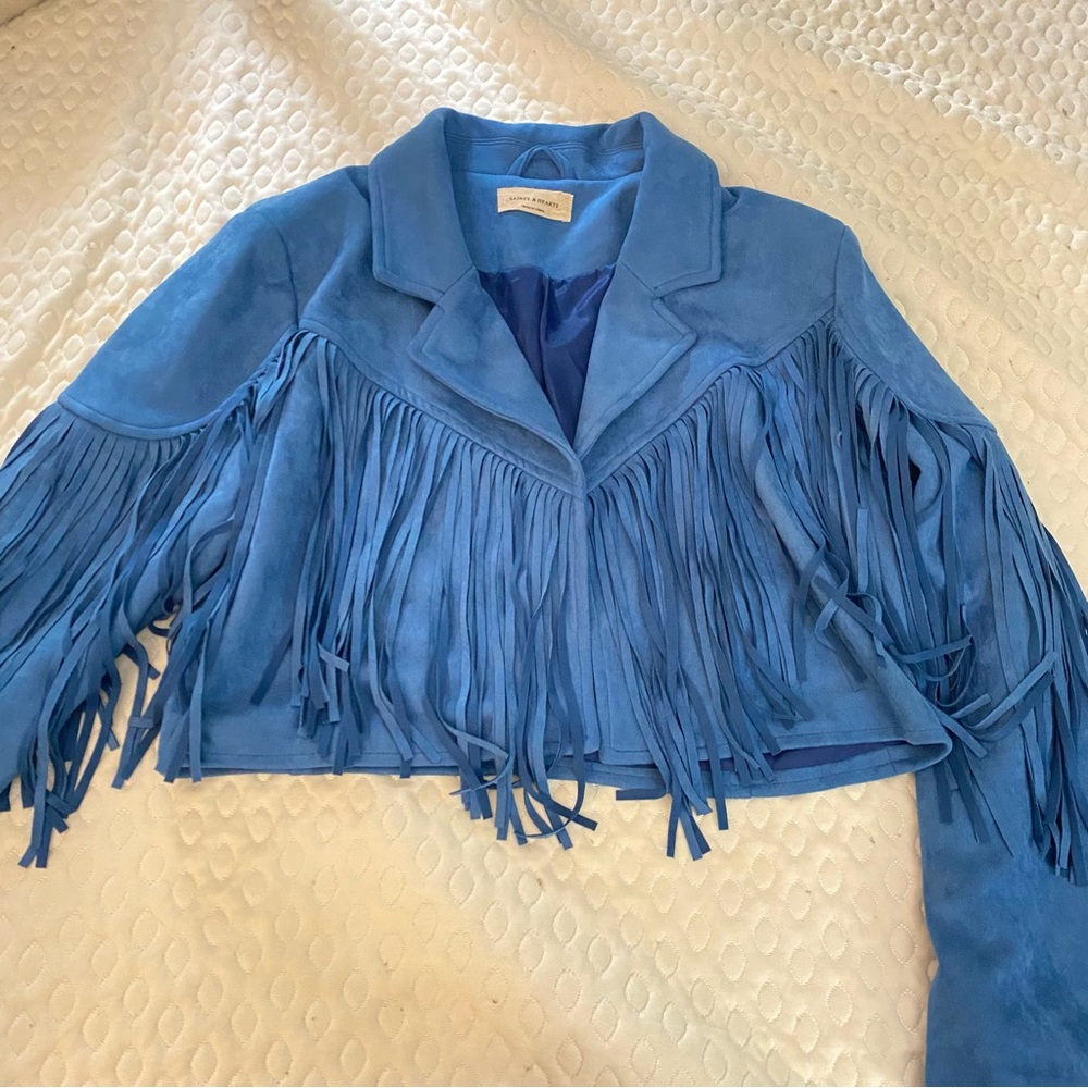 Suede Fringe Jacket